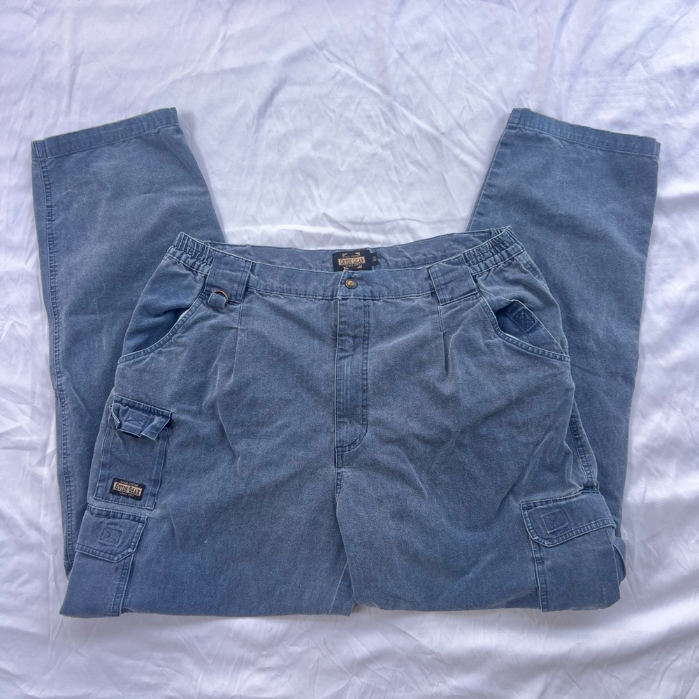 Guide Gear Men’s Blue Cargo Work Pants Jeans Size 38 x 32 Long